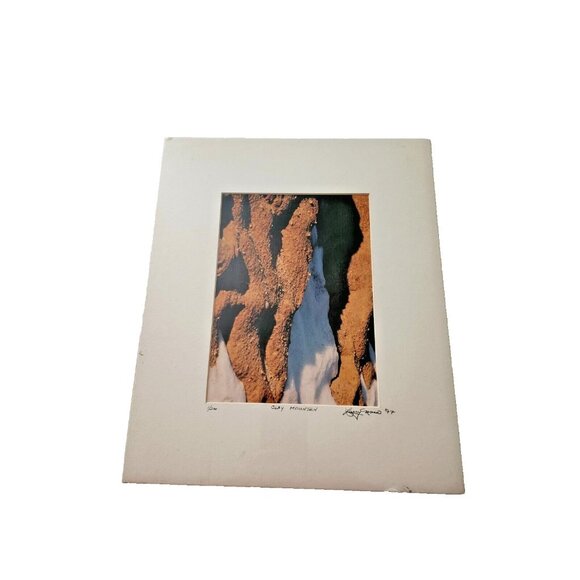 Larry Mann 1997 Clay Mountain Matted 1/200 signed Photo - Picture 1 of 3